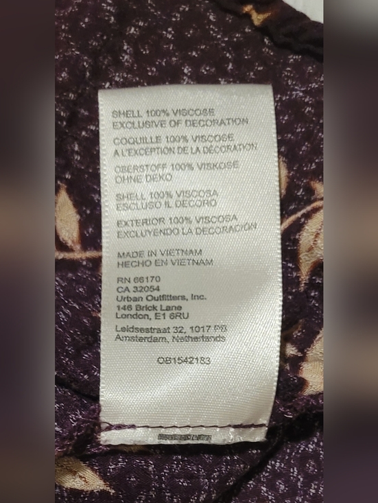 Free People Odette Floral Lace Trim Mini Dress/Tunic ASO Chantel XL - Picture 9 of 12